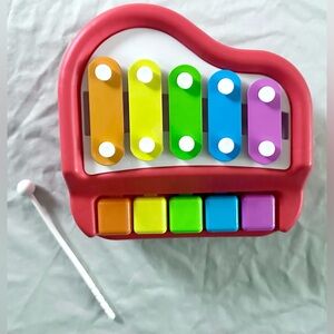 Kids Musical Toy Xylophone Piano w/ Mallet Colorful Preschool